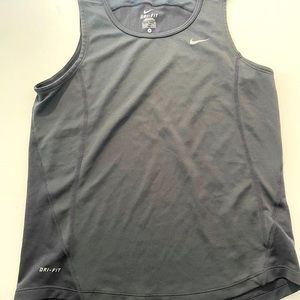 Men’s S Nike gray dry fit workout tank